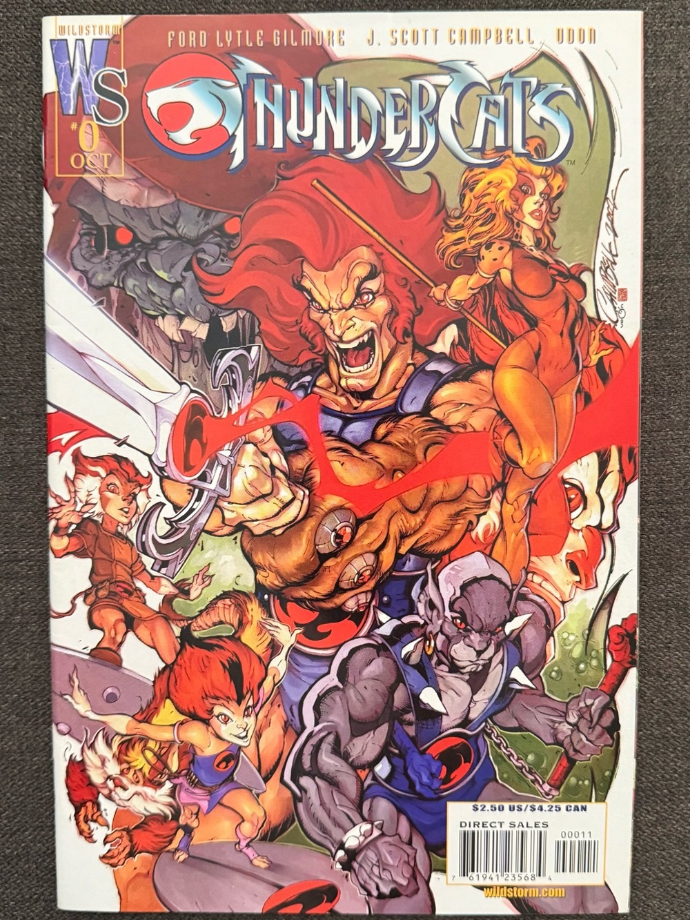 Thundercats #0 Oct 2002 - J. Scott Campbell Cover